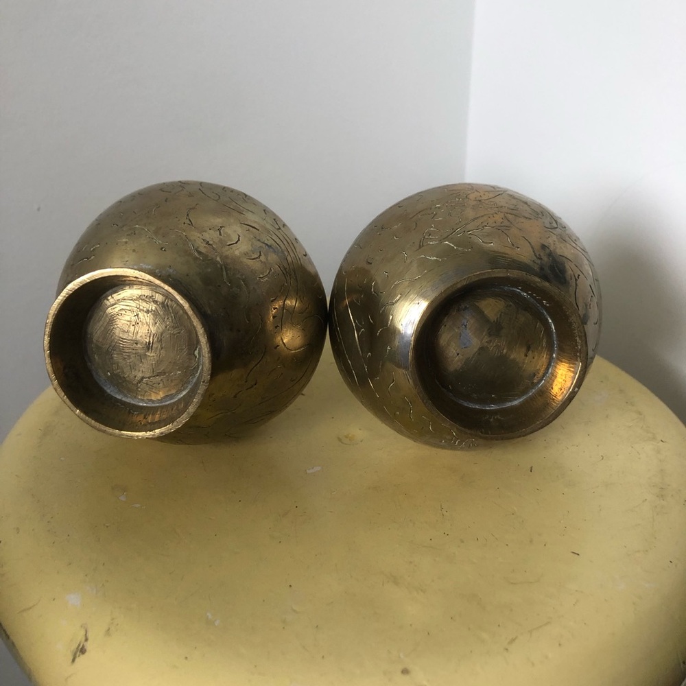 Brass Mini Vases - Picture 5 of 7